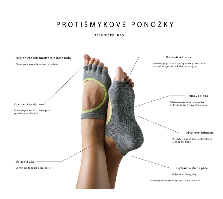 protismykove ponozky prstove